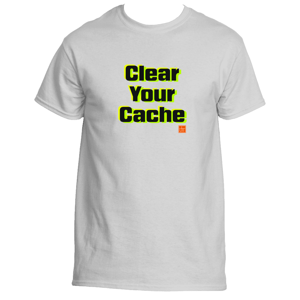 Tech Clear Your Cache-black
